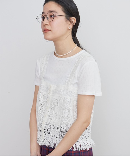 fig Ｌondon（フィグロンドン）の「Carol bustier（シャツ/ブラウス・レディース・ホワイト/ブラック・FREE）」の11枚目の写真