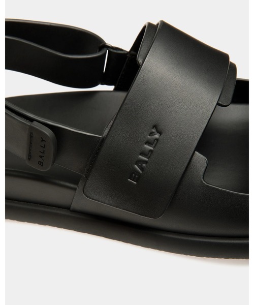 BALLY(バリー)の「NIKY(サンダル・メンズ・ブラック・6/5/9/8/7)」の4枚目の写真