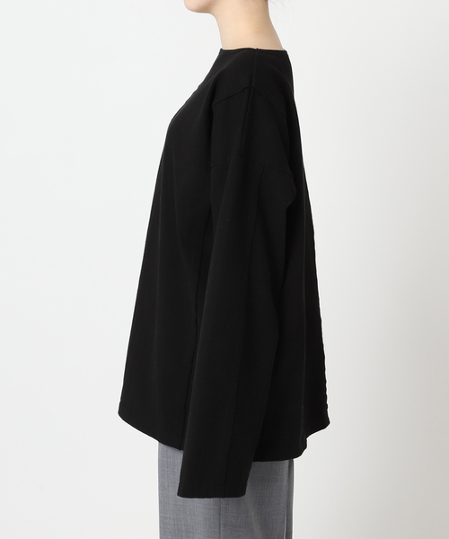 CITYSHOP（シティーショップ）の「[THE MOOD] BIG LONG Tシャツ（Tシャツ/カットソー・レディース・ホワイト/ブラック・FREE）」の16枚目の写真