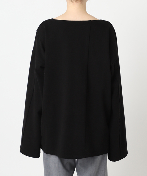 CITYSHOP（シティーショップ）の「[THE MOOD] BIG LONG Tシャツ（Tシャツ/カットソー・レディース・ホワイト/ブラック・FREE）」の17枚目の写真