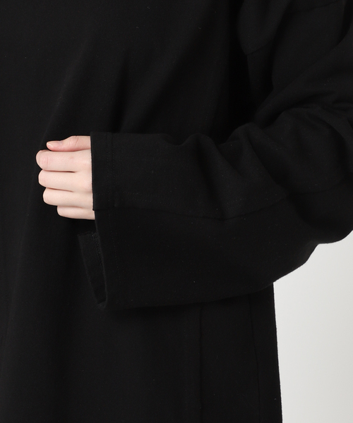 CITYSHOP（シティーショップ）の「[THE MOOD] BIG LONG Tシャツ（Tシャツ/カットソー・レディース・ホワイト/ブラック・FREE）」の21枚目の写真