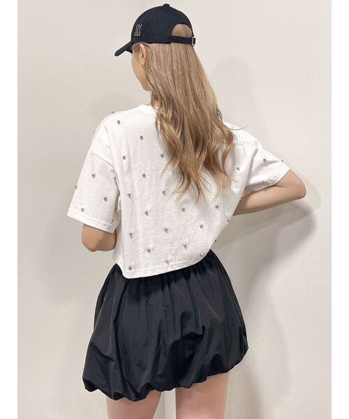 GYDA（ジェイダ）の「BALLOONミニスカート（スカート・レディース・ライトグレー/ブラック・FREE）」の7枚目の写真