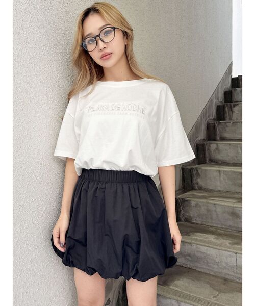 GYDA（ジェイダ）の「BALLOONミニスカート（スカート・レディース・ライトグレー/ブラック・FREE）」の13枚目の写真