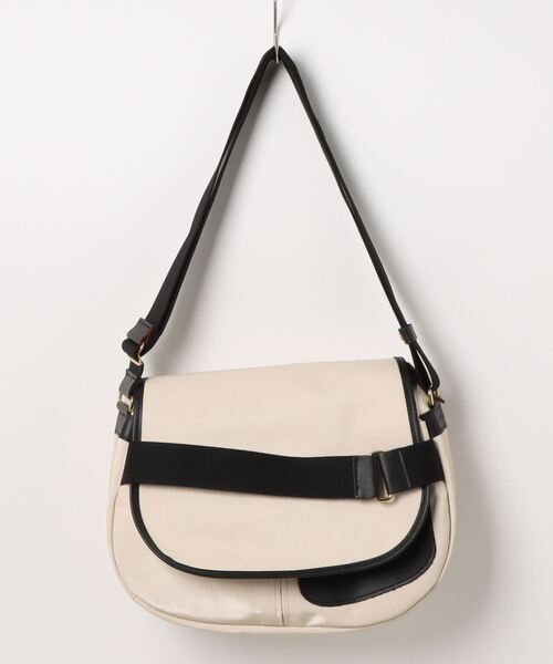 Jack Gomme（ジャックゴム）の「【JACK GOMME/ジャックゴム】ショルダーバッグ　メッセンジャーバッグ GABY（ショルダーバッグ・レディース・アイボリー/ネイビー・FREE）」の17枚目の写真