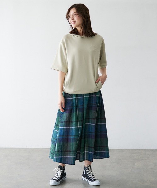 Arnold Palmer(アーノルドパーマー)の「マドラスチェック スカート(スカート・レディース・イエロー/ダークグリーン/ミント・L/M/S)」の17枚目の写真