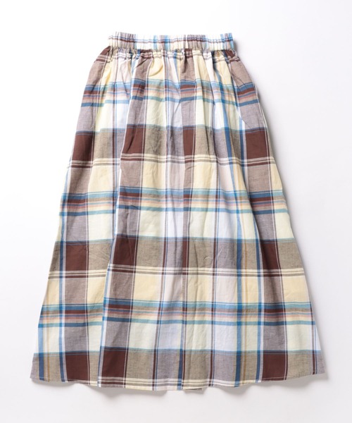 Arnold Palmer(アーノルドパーマー)の「マドラスチェック スカート(スカート・レディース・イエロー/ダークグリーン/ミント・L/M/S)」の21枚目の写真