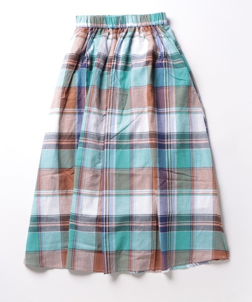 Arnold Palmer(アーノルドパーマー)の「マドラスチェック スカート(スカート・レディース・イエロー/ダークグリーン/ミント・L/M/S)」の20枚目の写真