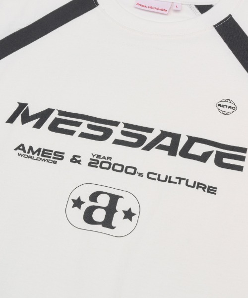 ★AMES-WORLDWIDE★LOGO TYPO GRAPHIC SWEATSHIRT L.BL★正規品 Ames Worldwide - Basic Logo Sweatshirt – Halmeoni Manila