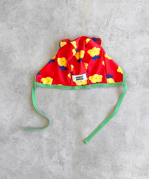 HOGAN RANCH WEAR（ホーガンランチウエア）の「【UVカット】mimiベビーキャップ（FREE）（スイムグッズ・キッズ・ブラック/レッド・FREE）」の7枚目の写真