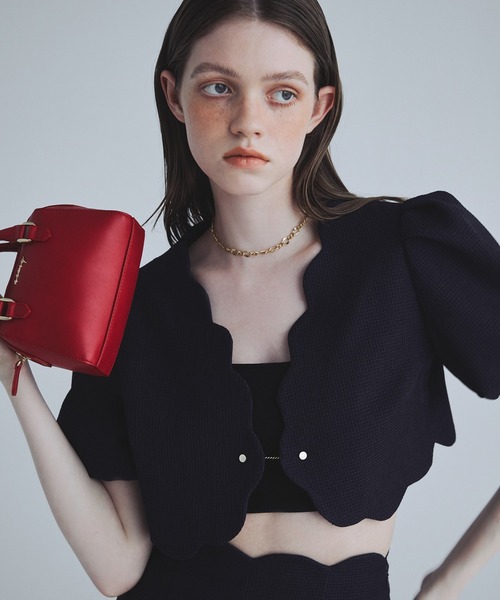 スカラップショートジャケットコート popupshop】スカラップショートジャケット【会場お渡し】 | 3