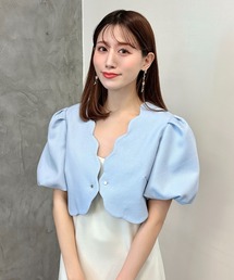 EIMY ISTOIRE | スカラップショートジャケット(その他アウター)