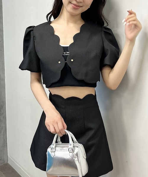 スカラップショートジャケット