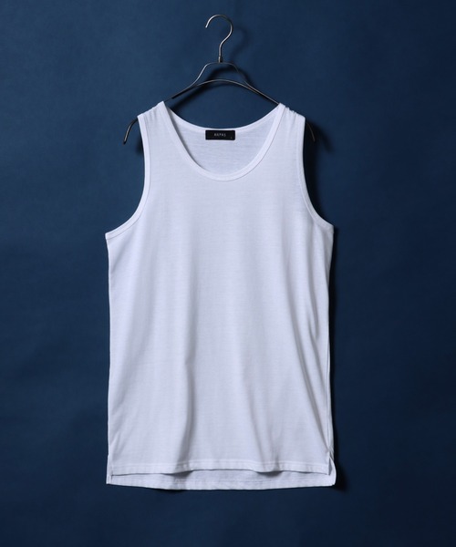 ANPAS（アンパス）の「ANPAS Layered Tank Top/ANPAS 別注 レイヤード タンクトップ（タンクトップ・メンズ・ホワイト/ブラック・M/L）」の2枚目の写真
