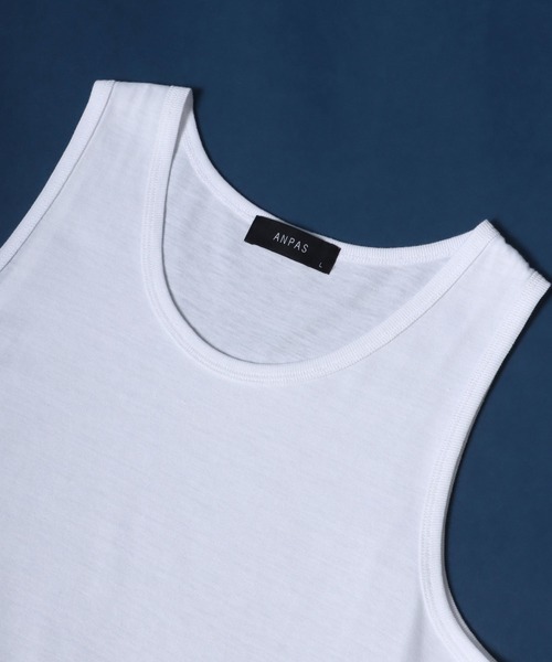 ANPAS（アンパス）の「ANPAS Layered Tank Top/ANPAS 別注 レイヤード タンクトップ（タンクトップ・メンズ・ホワイト/ブラック・M/L）」の16枚目の写真