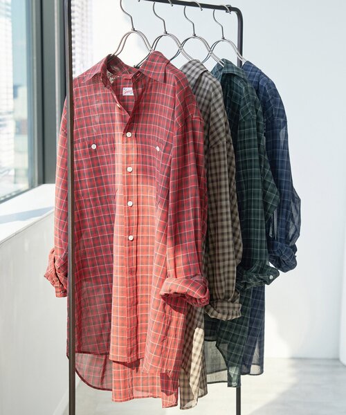 Spick & Span(スピックアンドスパン)の「≪追加≫コットンボイルチェックシャツ(シャツ/ブラウス・レディース・その他7/その他10/その他13/その他1・FREE)」の5枚目の写真