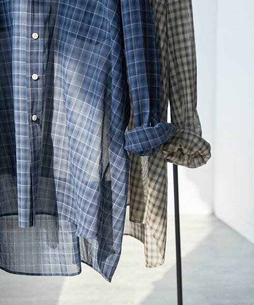 Spick & Span(スピックアンドスパン)の「≪追加≫コットンボイルチェックシャツ(シャツ/ブラウス・レディース・その他7/その他10/その他13/その他1・FREE)」の7枚目の写真