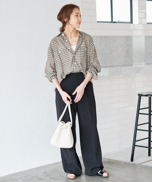 Spick & Span(スピックアンドスパン)の「≪追加≫コットンボイルチェックシャツ(シャツ/ブラウス・レディース・その他7/その他10/その他13/その他1・FREE)」の10枚目の写真