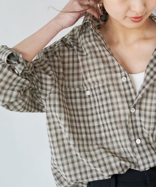 Spick & Span(スピックアンドスパン)の「≪追加≫コットンボイルチェックシャツ(シャツ/ブラウス・レディース・その他7/その他10/その他13/その他1・FREE)」の18枚目の写真