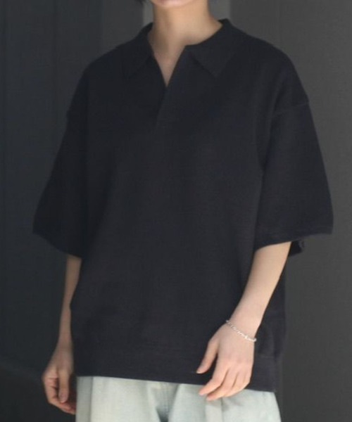 Moss Stitch Polo | crepuscule(クレプスキュール) ⁄ トップス