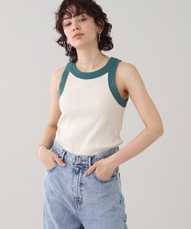 ◆ランダムテレコタンクトップ【ウォッシャブル】