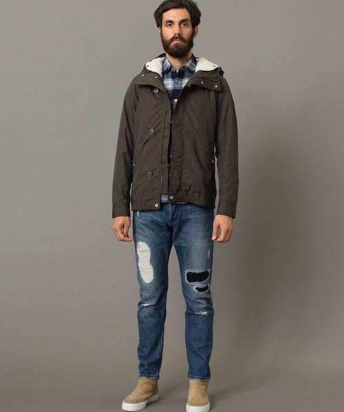 BEAUTY&YOUTH UNITED ARROWS（ビューティーアンドユースユナイテッドアローズ）の「【WEB限定】by ∴ 3WAY ボアマウンテンパーカー◆（マウンテンパーカー・メンズ・ブラック/オリーブ/ネイビー/レッド・SMALL/MEDIUM/LARGE）」の3枚目の写真