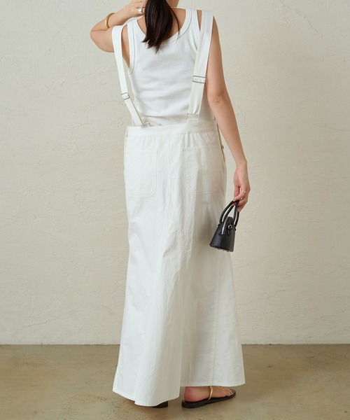 LOUNGEDRESS（ラウンジドレス）の「ジャンパースカート（サロペット/オーバーオール・レディース・オフホワイト/ベージュ・FREE）」の3枚目の写真