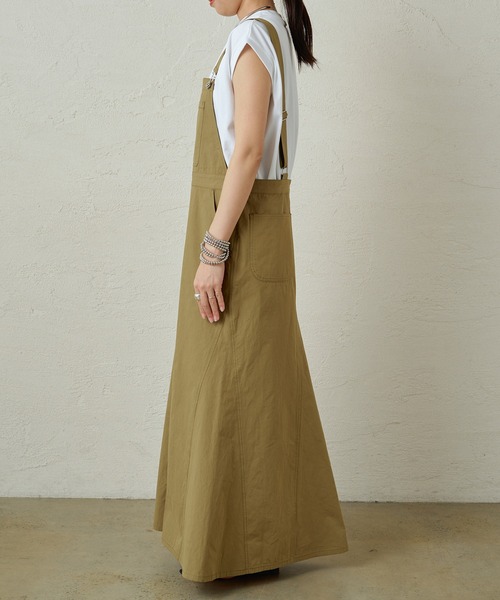 LOUNGEDRESS（ラウンジドレス）の「ジャンパースカート（サロペット/オーバーオール・レディース・オフホワイト/ベージュ・FREE）」の13枚目の写真