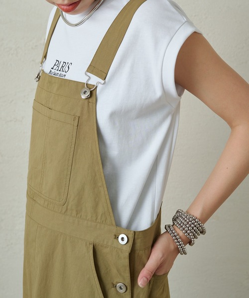 LOUNGEDRESS（ラウンジドレス）の「ジャンパースカート（サロペット/オーバーオール・レディース・オフホワイト/ベージュ・FREE）」の17枚目の写真