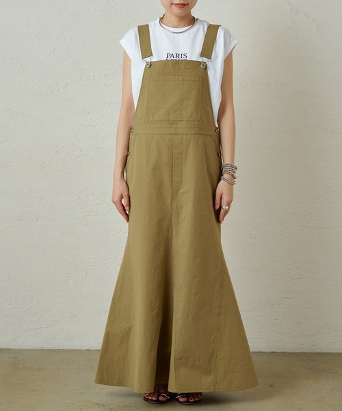 LOUNGEDRESS（ラウンジドレス）の「ジャンパースカート（サロペット/オーバーオール・レディース・オフホワイト/ベージュ・FREE）」の12枚目の写真