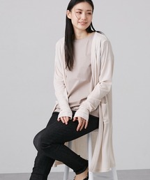 高身長　ＵＶカットうすカル指穴付カーディガン 選べる着丈（トールサイズ）