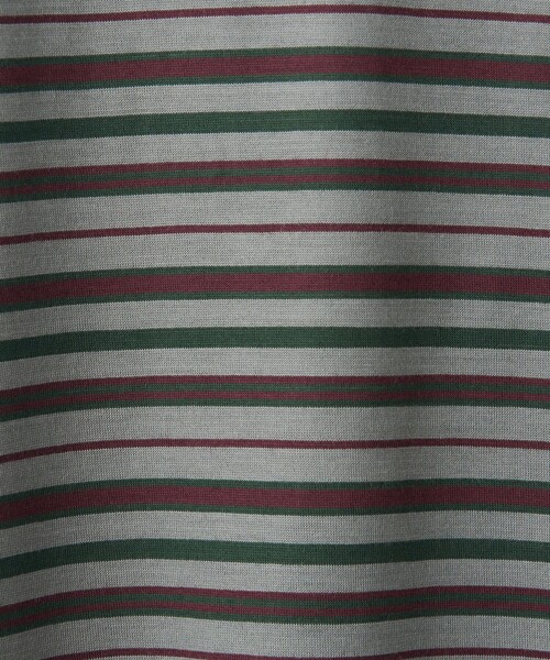 koti BEAUTY&YOUTH(コティ ビューティアンドユース)の「<koti BEAUTY&YOUTH> メリノ ボーダー クルーネック ショートスリーブ(Tシャツ/カットソー・メンズ・ダークグリーン/ダークグレー・L/S/M)」の12枚目の写真