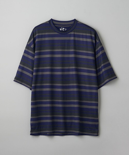 koti BEAUTY&YOUTH(コティ ビューティアンドユース)の「<koti BEAUTY&YOUTH> メリノ ボーダー クルーネック ショートスリーブ(Tシャツ/カットソー・メンズ・ダークグリーン/ダークグレー・L/S/M)」の15枚目の写真