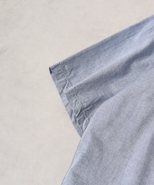 JEMORGAN（ジェーイーモーガン）の「JEMORGAN シャンブレー半袖ワークシャツ（シャツ/ブラウス・メンズ・ブラック/ネイビー・M/L）」の20枚目の写真