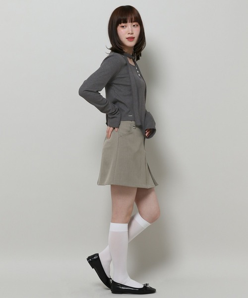 3.3 Field Trip （3.3フィールドトリップ）の「3.3 Field Trip／マフラーツキ長袖T 2117329（Tシャツ/カットソー・レディース・ホワイト/チャコール/ブルー・FREE）」の20枚目の写真