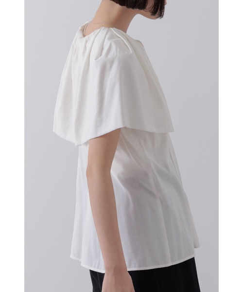 【セール】ショルダーラップケープブラウス（シャツ/ブラウス）｜Limue（リミュ） pattayablatt.com