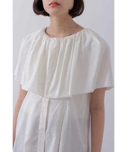 【セール】ショルダーラップケープブラウス（シャツ/ブラウス）｜Limue（リミュ） pattayablatt.com