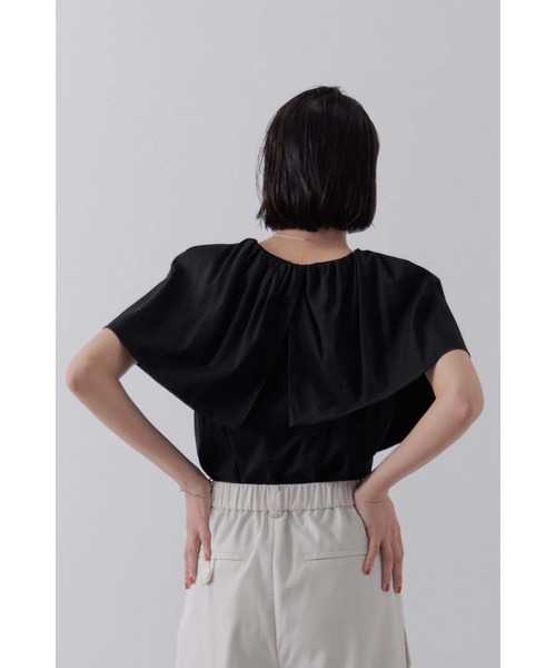 【セール】ショルダーラップケープブラウス（シャツ/ブラウス）｜Limue（リミュ） pattayablatt.com