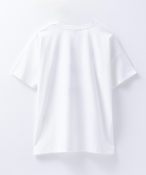 HusHusH（ハッシュアッシュ）の「【 UVカット 吸水速乾 】 HusHusH ハッシュアッシュ ビッグロゴTシャツ（Tシャツ/カットソー・レディース・ナチュラル/ホワイト/ブラック・M/L）」の16枚目の写真