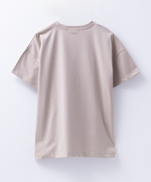 HusHusH（ハッシュアッシュ）の「【 UVカット 吸水速乾 】 HusHusH ハッシュアッシュ ビッグロゴTシャツ（Tシャツ/カットソー・レディース・ナチュラル/ホワイト/ブラック・M/L）」の5枚目の写真