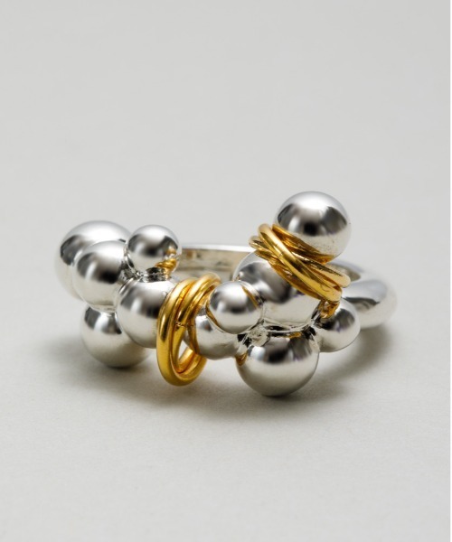 LAPUIS(ラピュイ)の「LAPUIS(ラピュイ)Coil Grain ring(リング・レディース・ゴールド/マルチ・11号/13号)」の5枚目の写真