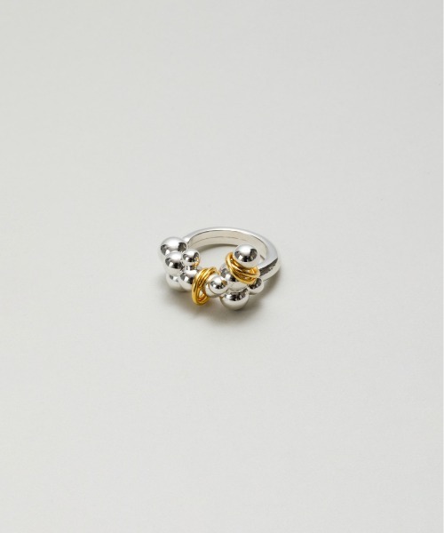 LAPUIS(ラピュイ)の「LAPUIS(ラピュイ)Coil Grain ring(リング・レディース・ゴールド/マルチ・11号/13号)」の12枚目の写真