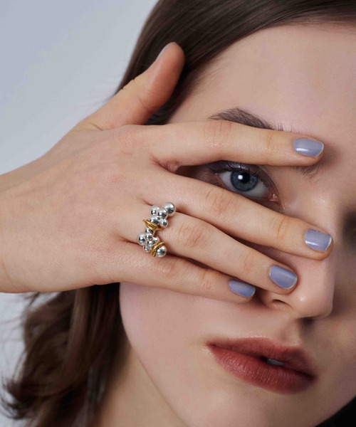 LAPUIS(ラピュイ)の「LAPUIS(ラピュイ)Coil Grain ring(リング・レディース・ゴールド/マルチ・11号/13号)」の9枚目の写真