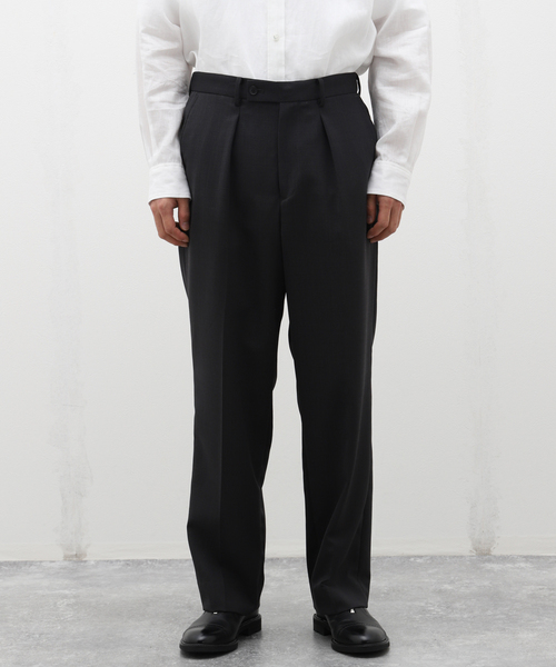 EDIFICE（エディフィス）の「Vintage mills ワイドイージーパンツ（スラックス・メンズ・グレー/ブラック・LARGE/MEDIUM/SMALL）」の4枚目の写真