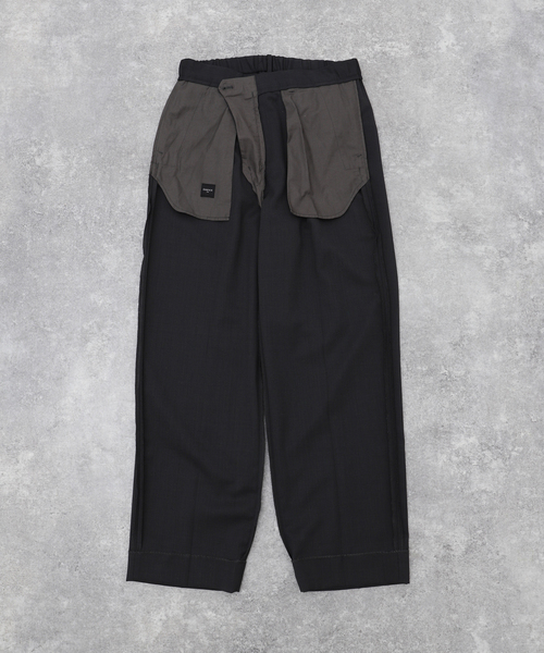 EDIFICE（エディフィス）の「Vintage mills ワイドイージーパンツ（スラックス・メンズ・グレー/ブラック・LARGE/MEDIUM/SMALL）」の15枚目の写真