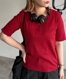 apres jour mignon | 丈アソートヘンリー半袖トップス【ZOZOTOWN限定アイテム】(Tシャツ/カットソー)