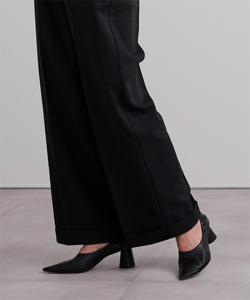 UR'S(ユアーズ)の「センタープレスダブルサロペットパンツ(その他パンツ・レディース・チャコール/ブラック/ストライプ・M/L/S)」の21枚目の写真