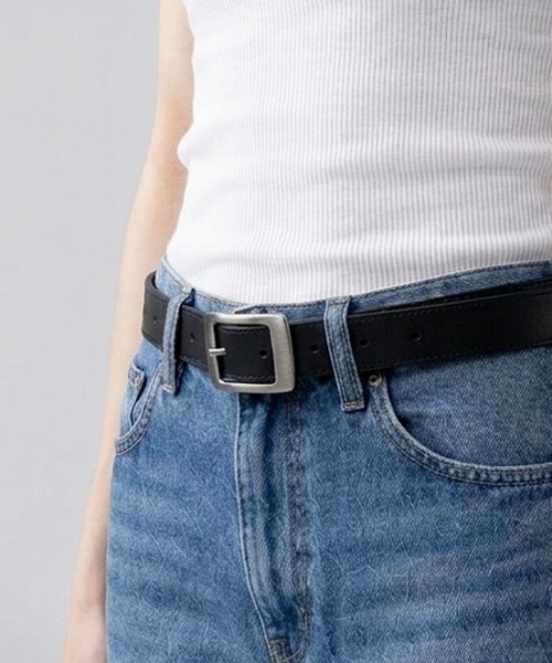 Burner(バーナー)の「【OKUOKU 0909】ベルト シルバーバックルシンプルレザーベルト ユニセックス oku-belt-626295720631-5 U【RBTS】(ベルト・メンズ・ブラック/ベージュ/ブラウン/ブラック系その他2/ブラック系その他/P/O/B/A/K/その他1/N/その他5/I/J/M/その他3/G/H/L/その他2/W/V/U/T/S/F/その他4/Z/その他/E/Y/X/D/R/Q/C・FREE/フリー)」の14枚目の写真