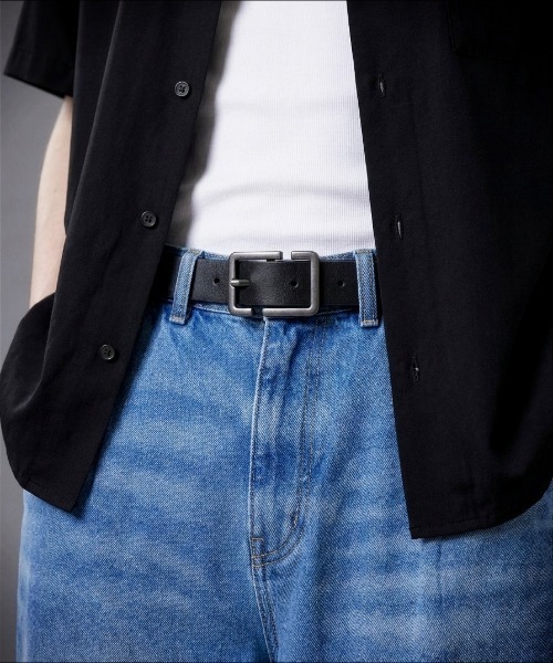 Burner(バーナー)の「【OKUOKU 0909】ベルト シルバーバックルシンプルレザーベルト ユニセックス oku-belt-626295720631-5 U【RBTS】(ベルト・メンズ・ブラック/ベージュ/ブラウン/ブラック系その他2/ブラック系その他/P/O/B/A/K/その他1/N/その他5/I/J/M/その他3/G/H/L/その他2/W/V/U/T/S/F/その他4/Z/その他/E/Y/X/D/R/Q/C・FREE/フリー)」の18枚目の写真
