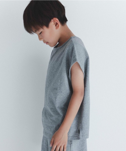 BRANSHES(ブランシェス)の「【b.+A 】金子綾/2WAY Tシャツ(Tシャツ/カットソー・キッズ・オフホワイト/杢グレー/カラフル・90/140/130/100/110/150/120)」の13枚目の写真