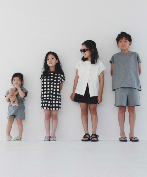 BRANSHES(ブランシェス)の「【b.+A 】金子綾/2WAY Tシャツ(Tシャツ/カットソー・キッズ・オフホワイト/杢グレー/カラフル・90/140/130/100/110/150/120)」の14枚目の写真